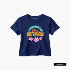 Pack of 4 Differences Rise Looks Happy Printed Summer T-Shirts For Girls