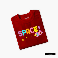 Pack of 4 Kids Goat Space Smiling Ok Printed Summer T-Shirts