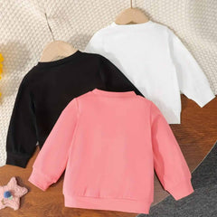 Pack of 3 Lightning Lifestyle Printed Sweatshirts for Girls