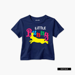 Pack of 4 Little Cute Bunny Printed Summer T-Shirts For Girls