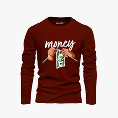 Pack of 4 Monday Perfect Interest Mens Printed Long Sleeves T-Shirts