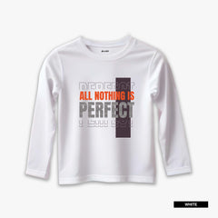 Pack of 3 Action Speak Perfect Printed Long Sleeve T-shirts For Tween Kids