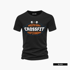 Pack of 4 Crossfit Think Strong Printed T-Shirts