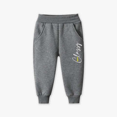 Pack of 2 Classy Born Printed Fleece Kids Long Sweatpants