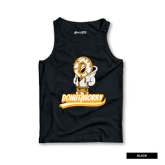 Pack of 3 Dino Space Donut Worry Kids Printed Tank Tops