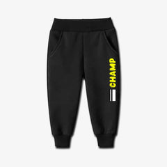 Pack of 4 Genius Shark Champ Printed Casual Sweatpants for Kids