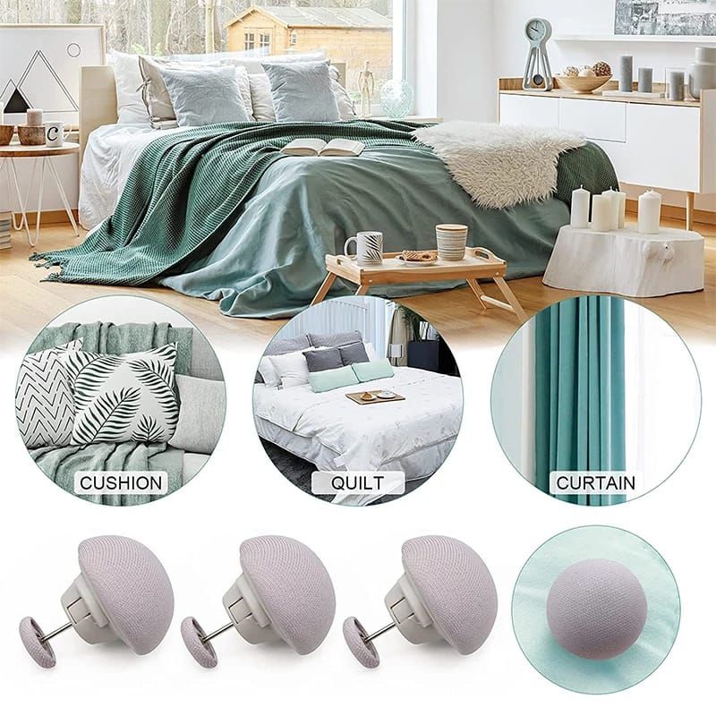 Bed Sheet Quilt Clips – Anti-Slip Mushroom Design