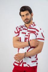 Keep It Cool and Casual in This Letter Print Co-ord for Men
