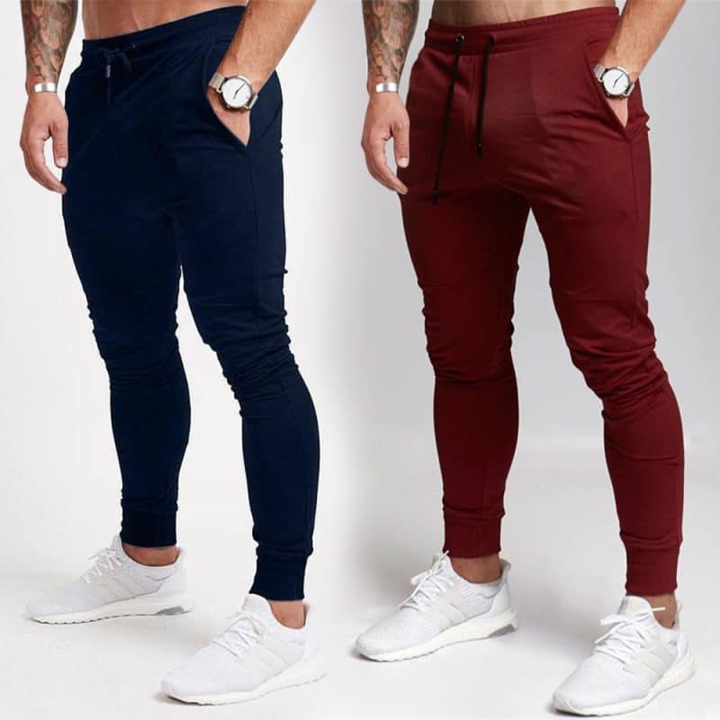 Bundle of 2 Navy & Maroon Jogging Trousers