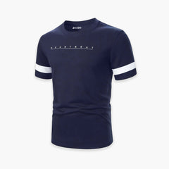 Bundle of 3 Heart Beat Printed Summer Round Neck Short Sleeve t-Shirts For Men