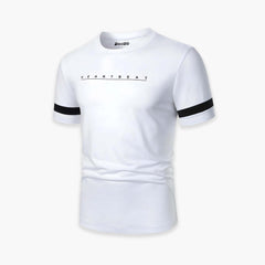 Bundle of 3 Heart Beat Printed Summer Round Neck Short Sleeve t-Shirts For Men