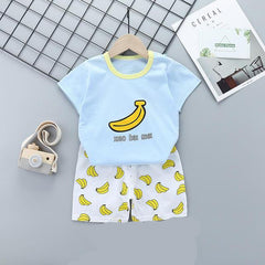 Kids Banana Printed Short Suit