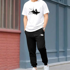 Sail Away Printed Summer Suit For Men