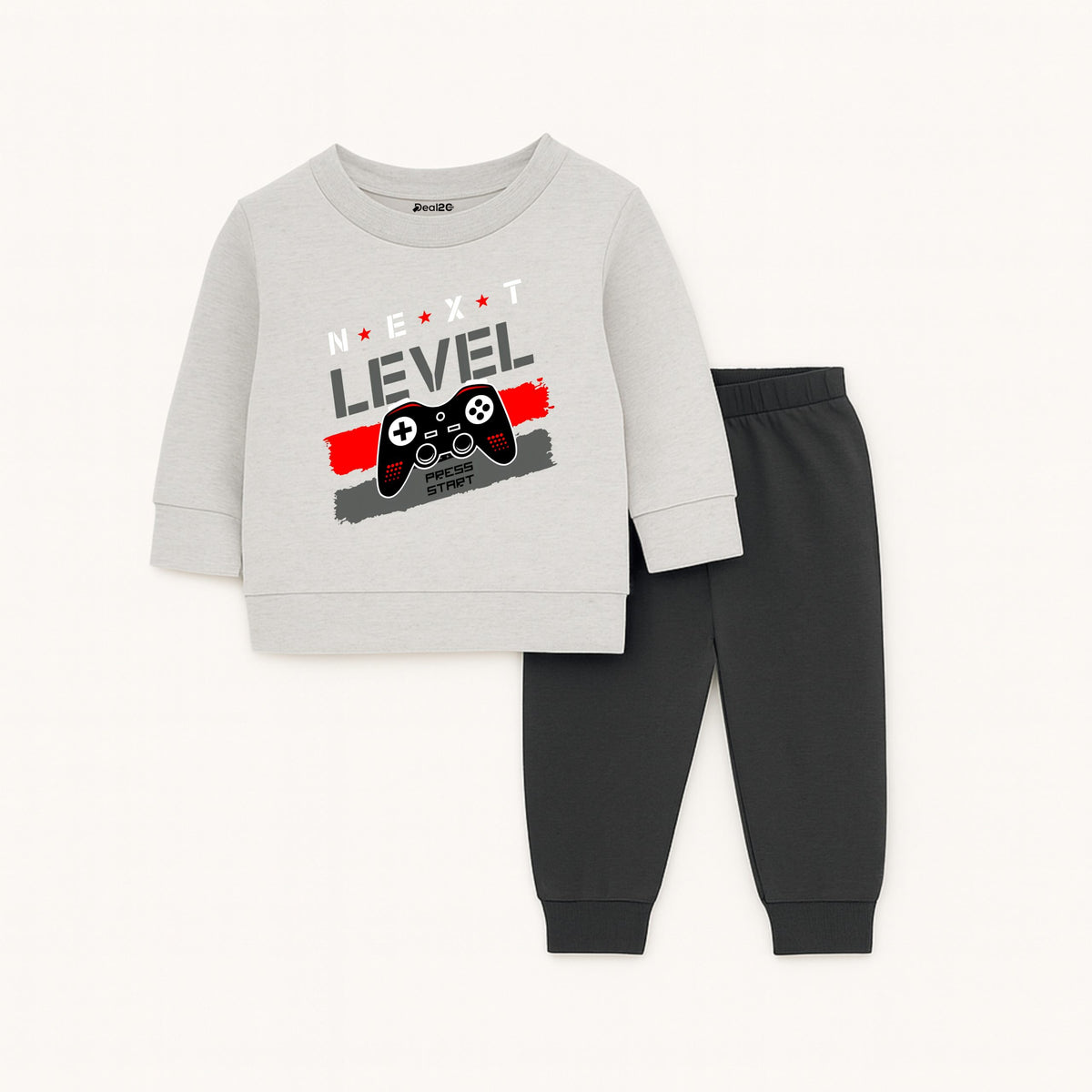 Next Level Game Printed Sweatshirt Tracksuit for Young Kids