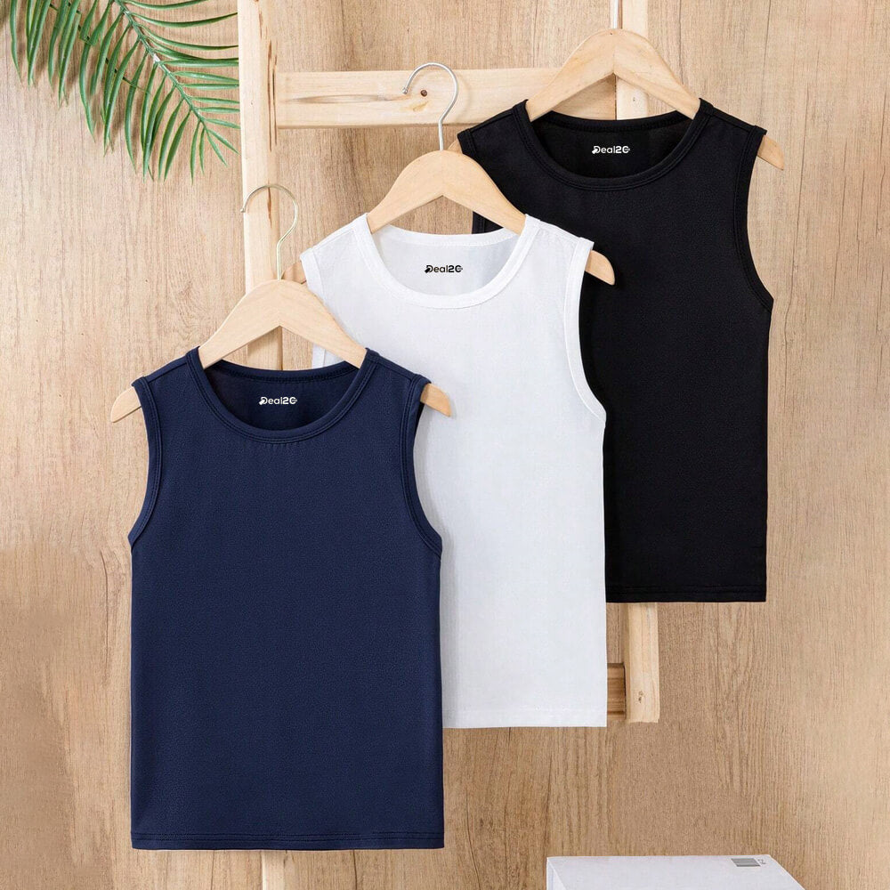 Bundle of 3 Kids Basic Tank Tops