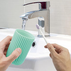 Portable Compact Toothbrush and Toothpaste Travel Organizer