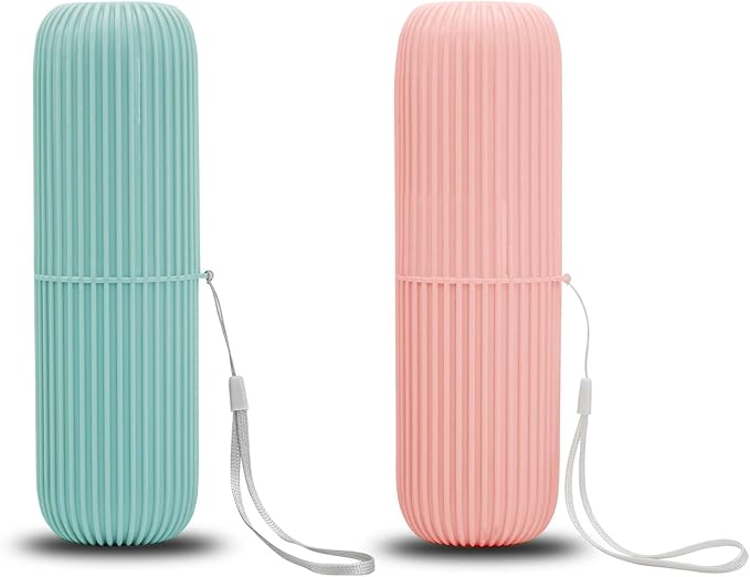 Portable Compact Toothbrush and Toothpaste Travel Organizer