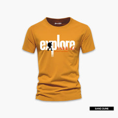 Pack of 3 Always Explore Muscles Mens Printed T-Shirts