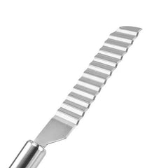 Stainless Steel Crinkle Wave Knife Potato Slicer Vegetable Cutter Kitchen Tool