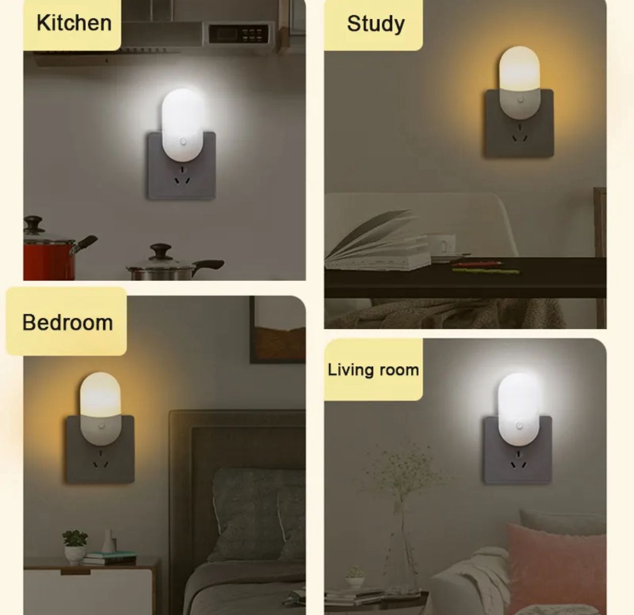 Room LED Night Light – Wall-Mounted Ambient Lamp for Home Spaces