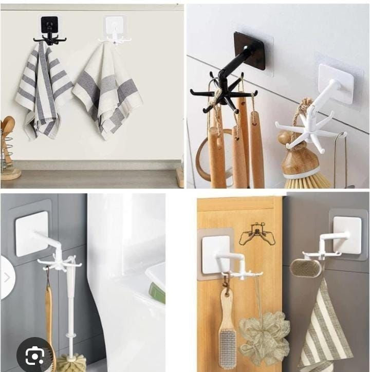 Rotating Wall Hook for Kitchen & Bathroom