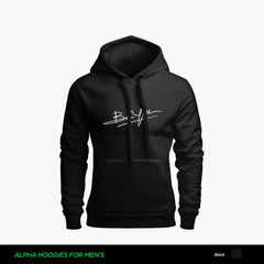 Be You Printed Black Hoodie For Men