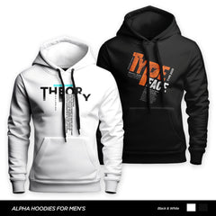 Pack of 2 Type Face Theory Printed Hoodies for Men's