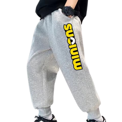 Pack of 2 Minions Printed Fleece Sweatpants for Kids