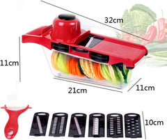 High Quality 10 In 1 Mandoline Slicer Vegetable Grater Cutter with Stainless Steel Blades