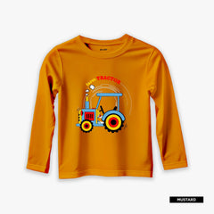 Pack of 3 Flying Tractor Long Sleeve T-Shirts For Young Kids