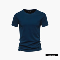 Bundle of 5 Energetic And Modern Basic Half Sleeves T-Shirts For Men