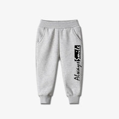 Pack of 2 Always Smile Printed Casual Sweatpants for Kids