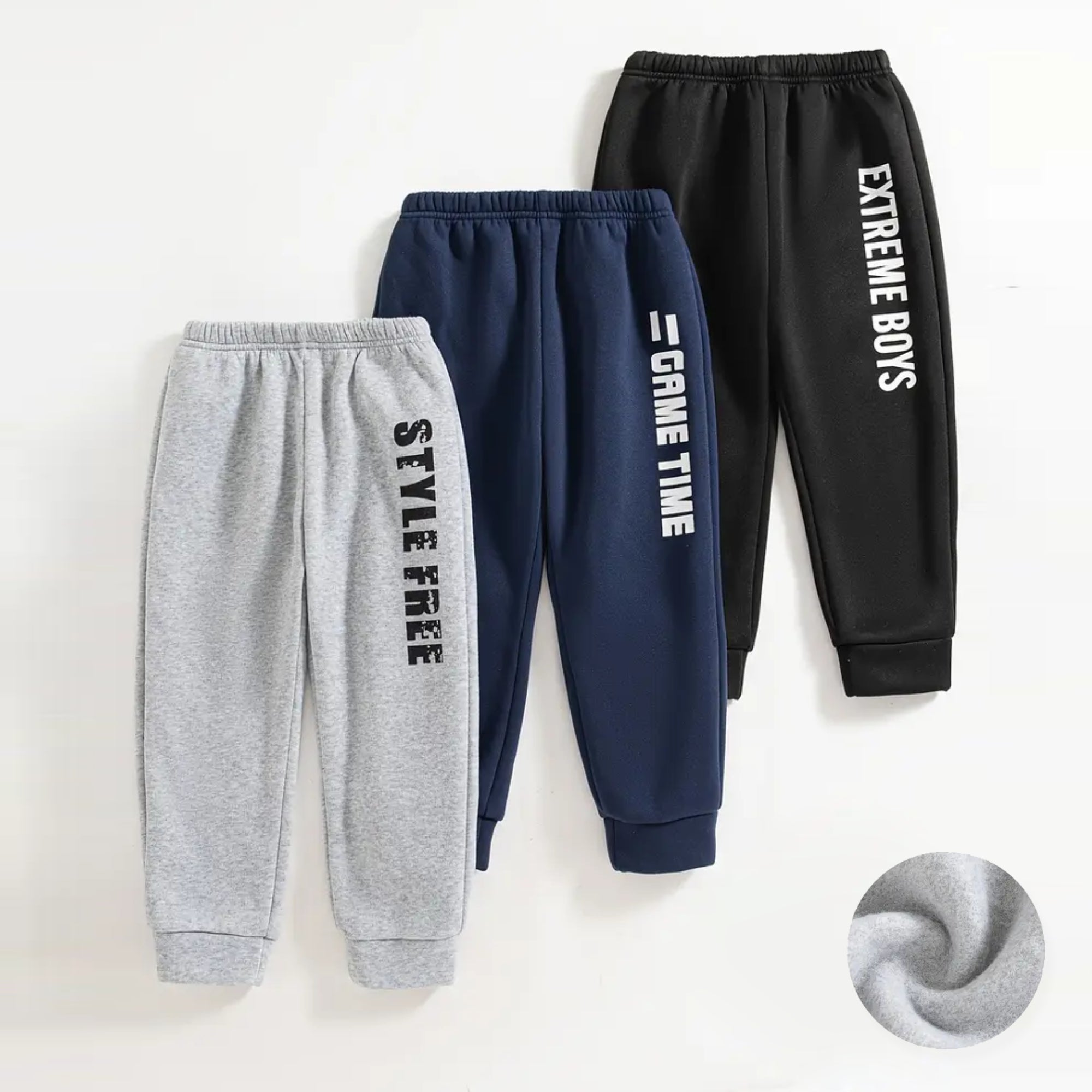 Pack of 3 Extreme Game Style Printed Sweatpants for Kids