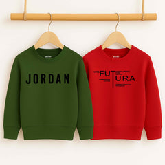 Pack of 2 Jordan Futura 1975 Printed Sweatshirts for Tween Kids