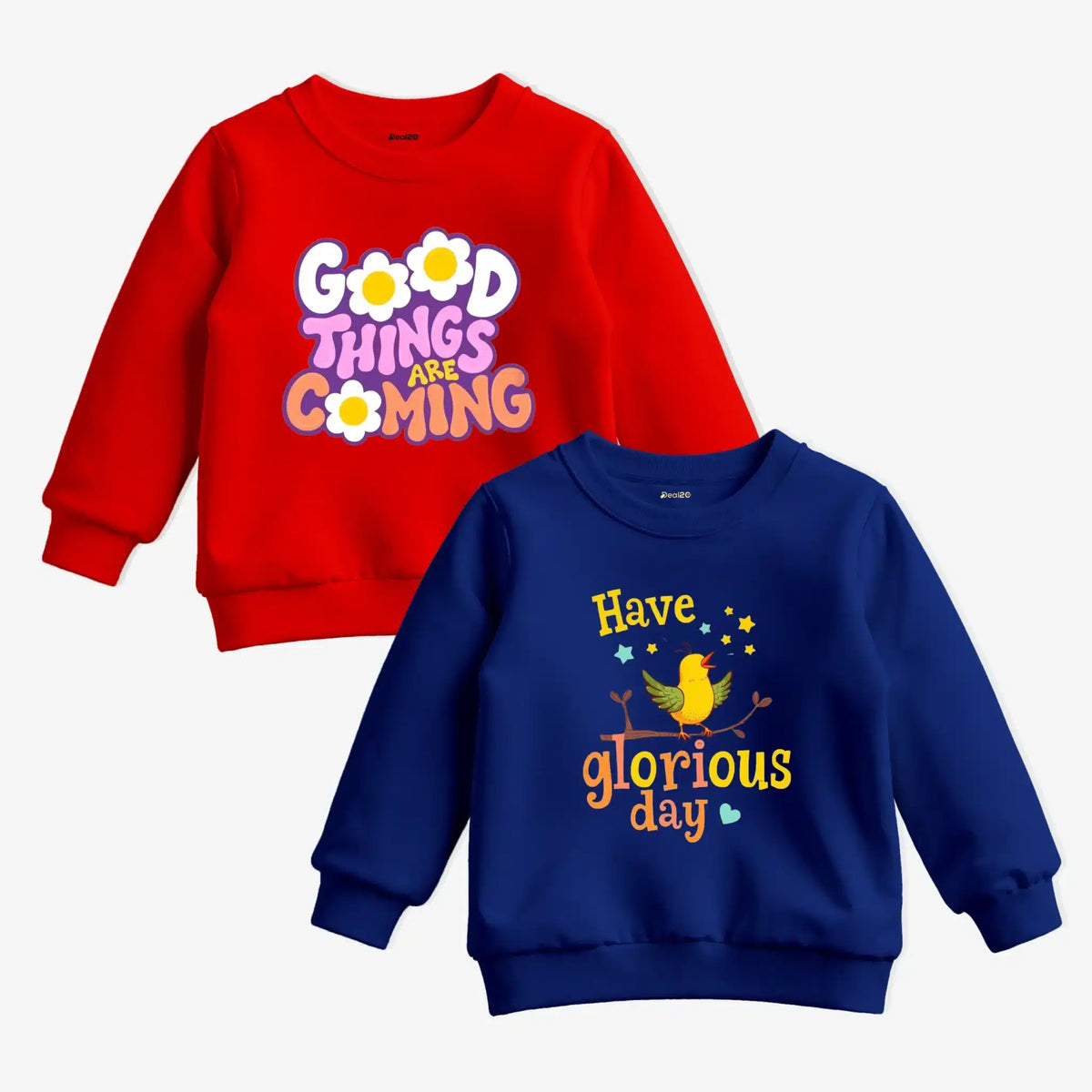 Pack of 2 Glorious Good Things Printed Sweatshirts for Girls