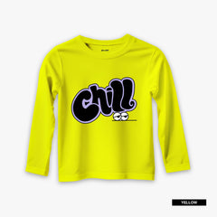 Pack of 4 Pups Peek Chill Long Sleeve T-Shirts For Young Kids